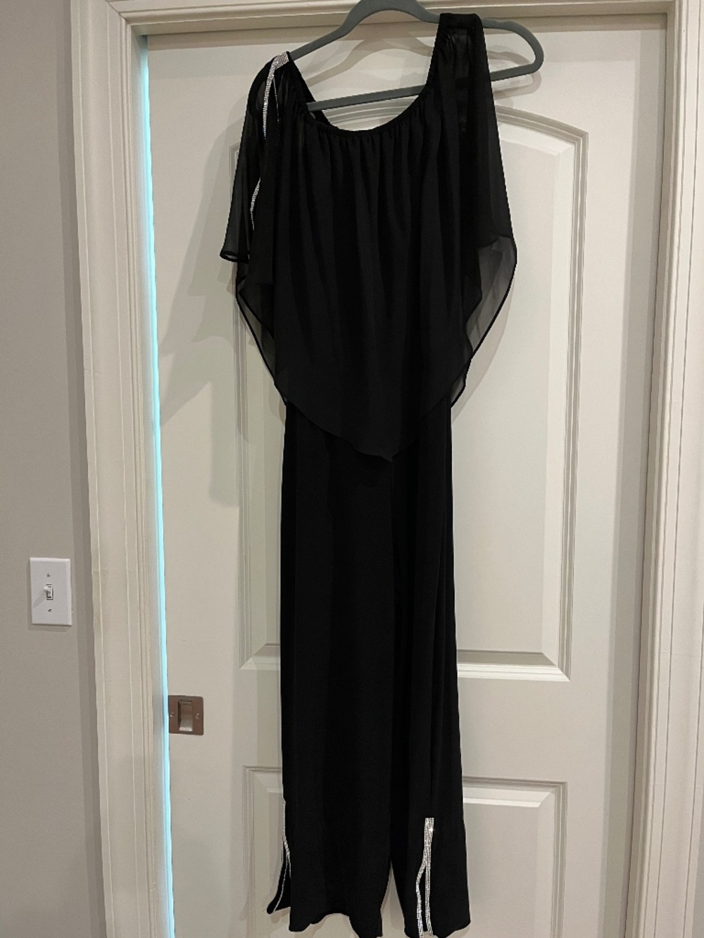 MSK black jumpsuit size large